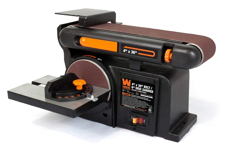 Wen 4" X 36" Belt And 6" Disc Sander With Cast-Iron Base – Desktop Model 6502T 1