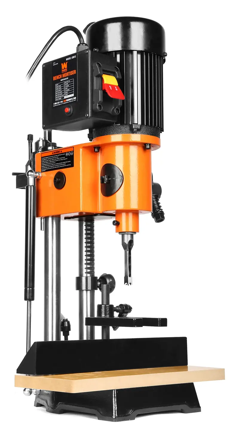 Wen 5-Amp Cast-Iron Mortising Machine With Chisel Bit Set (Model 43013) 1