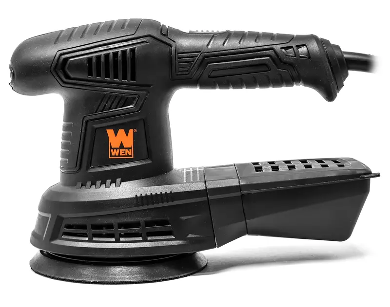 Wen 5-Inch Variable-Speed Random Orbit Sander – 3.7-Amp, Black (Model 6305) 1