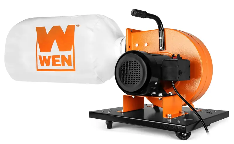 Wen 7.4-Amp Rolling Dust Collector With Induction Motor, 15-Gallon Bag & Optional Wall Mount 1