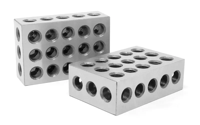 Wen Hardened Steel Precision Blocks – 3" X 2" X 1" (2-Pack) 1