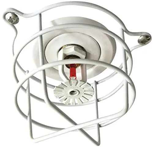 White Fire Sprinkler Head Protector Kit – 10-Piece Set For 1/2" And 3/4" Flush/Semi-Flush Mounts 1