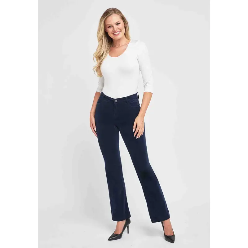 Wonderjeans Wb Bootcut Navy Velvet Tall Jeans 1