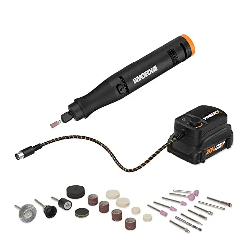 Worx 20V Cordless Rotary Tool Kit – Complete Accessory Set With Bare Tool 1