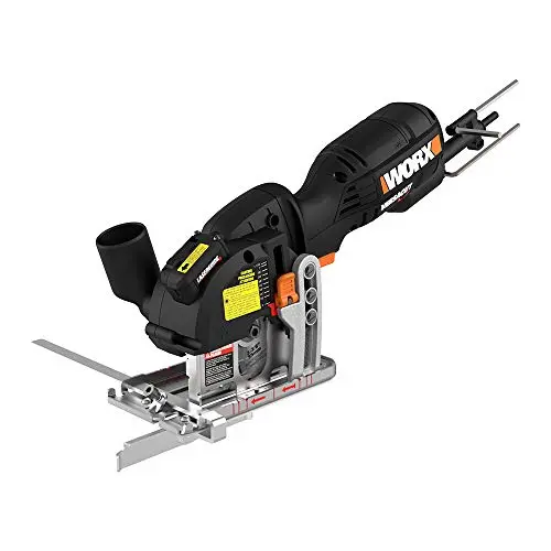 Worx Versacut 3.375-Inch 3-Amp Laser-Guided Electric Circular Saw (Wx429L) 1