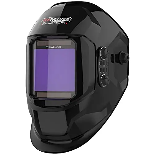 Yeswelder Lyg-17800F Auto-Darkening Welding Helmet – 4-Arc Sensor, True-Color Display, Tig/Mig Ready 1