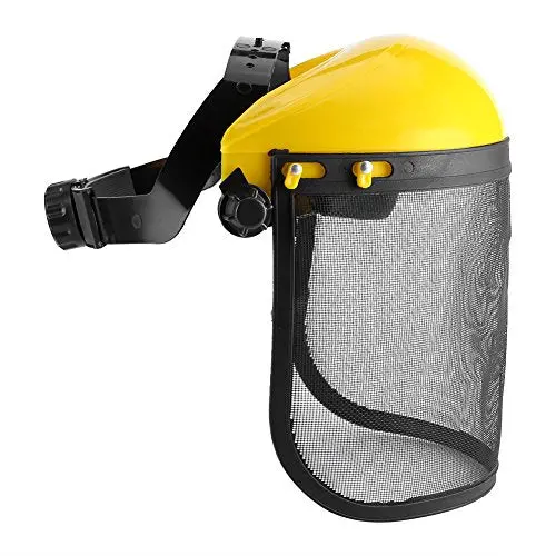 Zerodis Full-Face Hard Hat System – Adjustable Mesh Visor For Chainsaw, Forestry & Brush Cutting 1