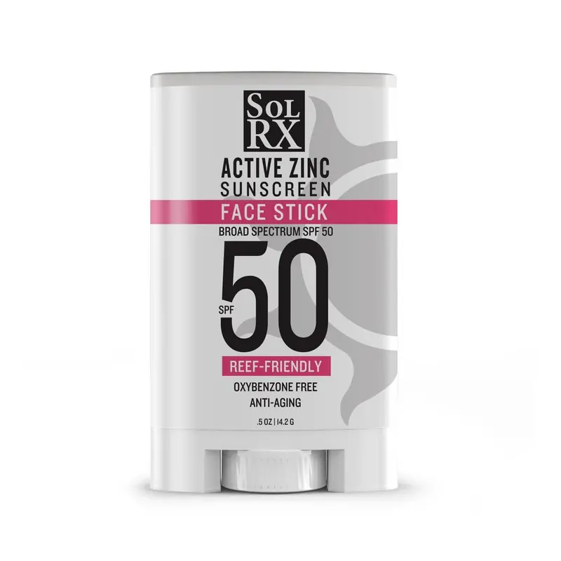 Zinc Oxide Sunscreen Stick For Face – Travel-Friendly | Solrx 1