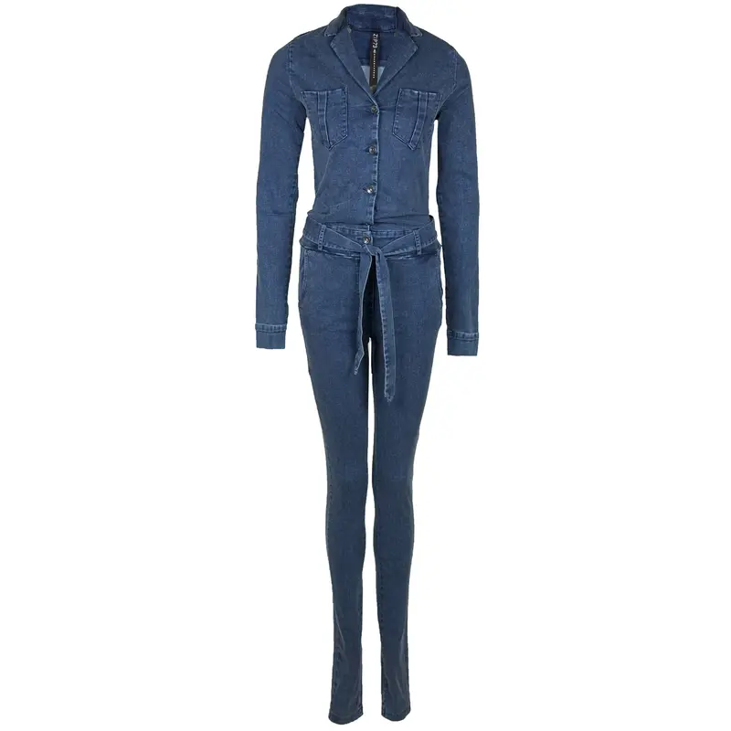 Zip73 Denim Skinny Jumpsuit For Tall Frames 1