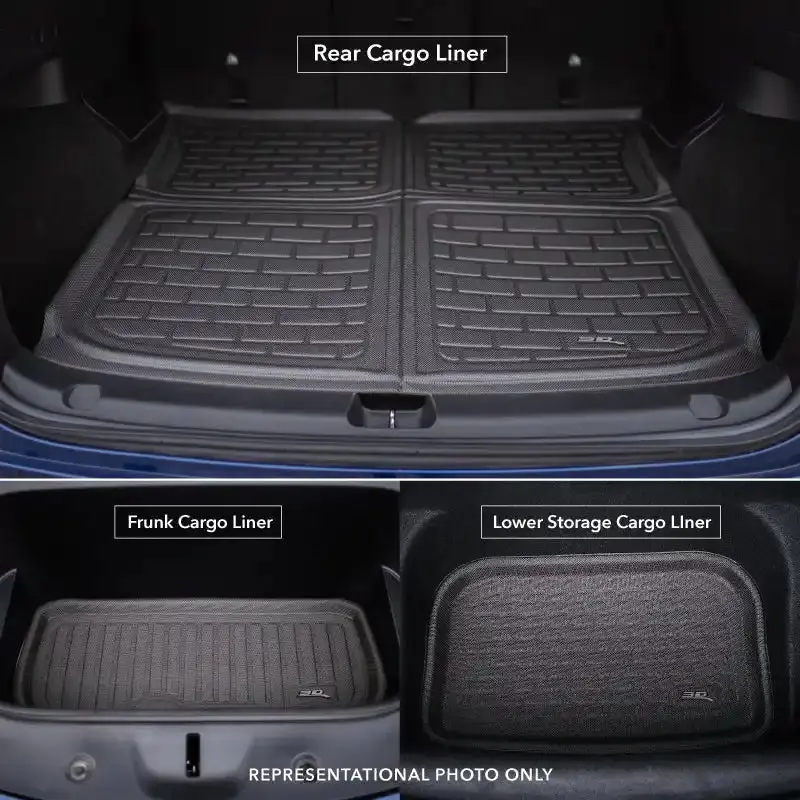3D Mats/U-Ac M1Gm0221309 3D Kagu Cargo Liner Black 1