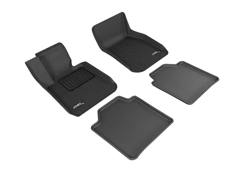 3D Maxpider Kagu Floor Liners – Black, 4-Piece Set (Front & Rear) For Precise Fit 1