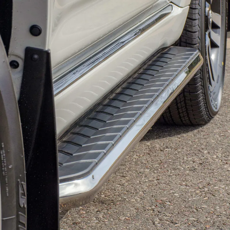 Aries Aerotread Polished Stainless Steel Running Boards – 5" X 70" For Select Hyundai Santa Fe Models 1