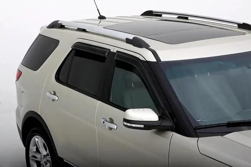 Auto Ventshade Ventvisor Deflectors – Smoke-Tinted, Outside-Mount Design (4-Piece Set) 1