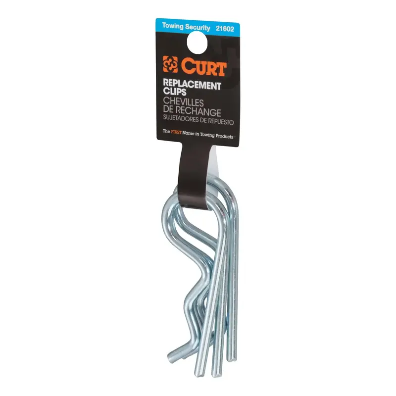 Curt Trailer Hitch Retaining Clips – 3-Pack For 1/2" Or 5/8" Hitch Pins 1