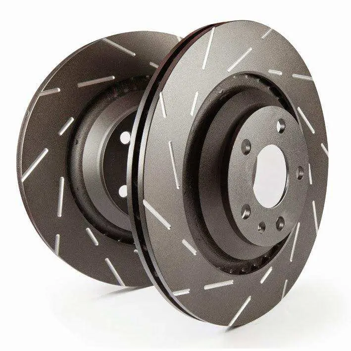 Ebc Usr7709 Slotted Brake Rotors With Noise-Reducing Narrow Slot Design 1
