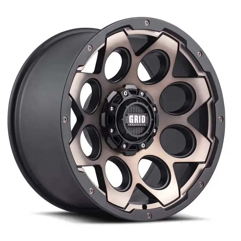Grid Gd08-18090052D1587 Forged Aluminum Wheel – 18X9 Inch, 5.2-Inch Backspace, 158.7Mm Bolt Pattern 1
