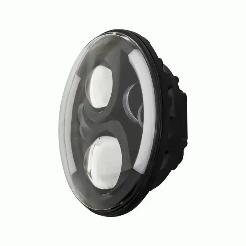 Metra He-Bhl703 7-Inch Black Led Headlight With Integrated Daytime Running Light 1
