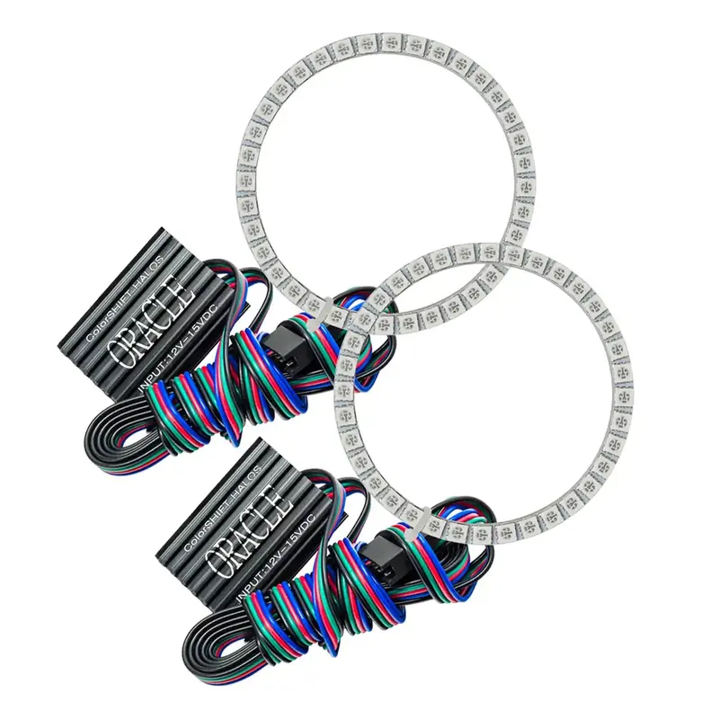 Oracle Lighting Colorshift Halo Ring Kit – Rgb Led Halo Rings (No Controller Included) 1
