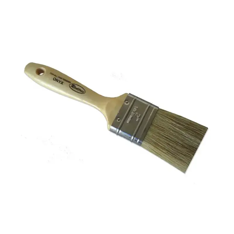 Redtree Ind 12013 Onyx White Bristle Paint Brush – Flat Profile 1