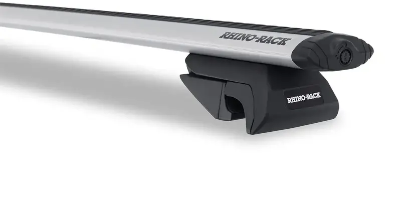 Rhino-Rack Vortex Sx Silver Roof Rack System – 2-Bar Aerodynamic Crossbar Setup 1