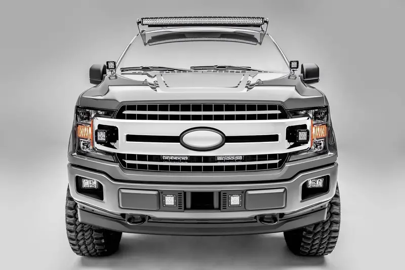 Zroadz Z415711-Kit Auxiliary Light Mount – Universal Off-Road Led Light Bracket For Roof Or Bumper Installation 1